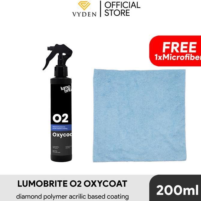 (SM) Pengkilap Body Motor Mobil LUMOBRITE 02 OXYCOAT DIAMOND POLYMER Semi ultra Coating Premium Nano
