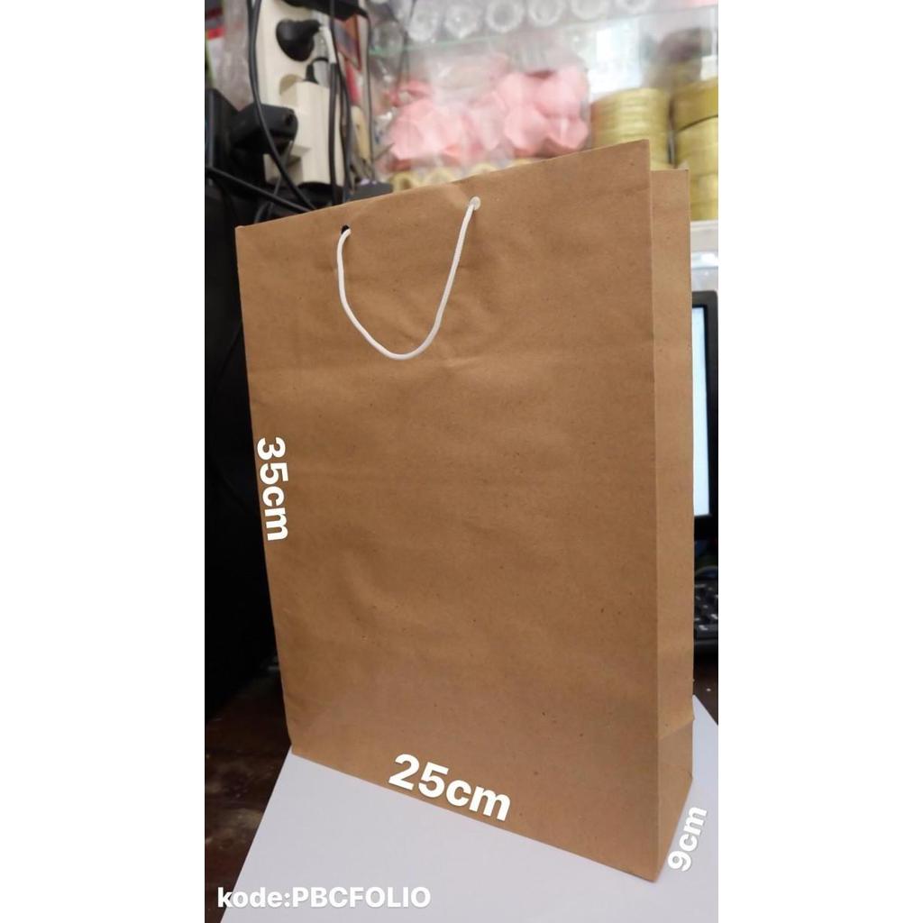 paper bag polos / paper bag coklat besar