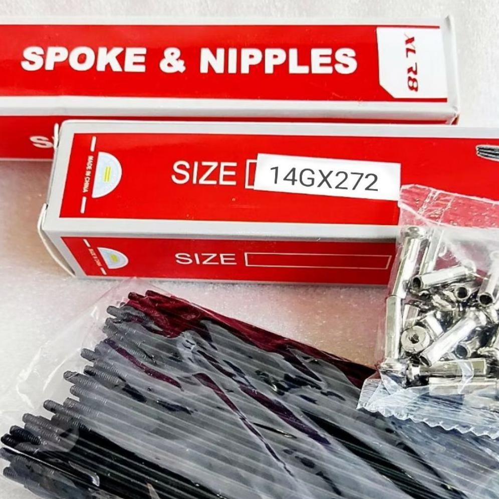 Jari Sepeda Roda 27.5 Ruji 272 Xlr8 Stainless Plus Nipel