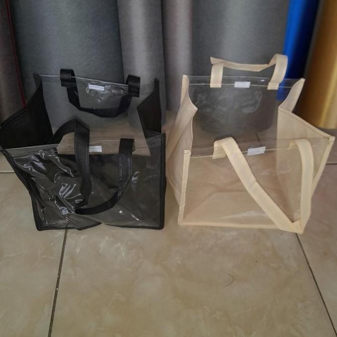 tas hajatan transparan 22x22 tas mika tas makanan tas goodie bag