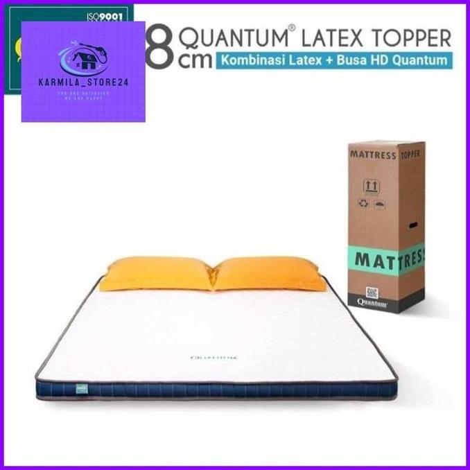 Quantum Latex Topper 120x200 cm Mattress Topper Kasur in the Box