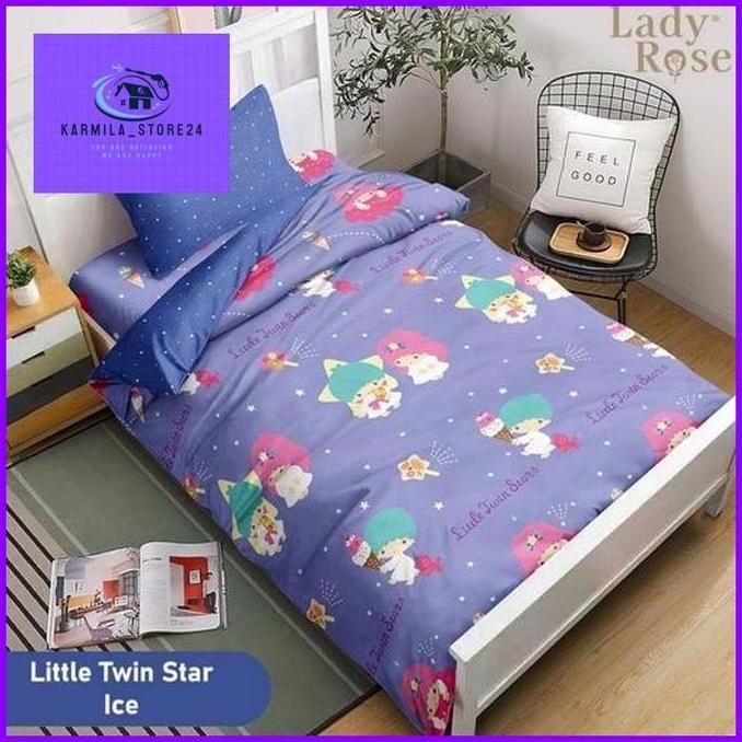 sprei Lady Rose Single 120x200 Karakter Kartun Anak Laki Perempuan