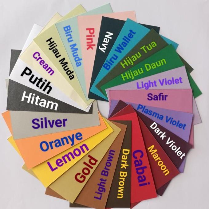 Kertas Jasmine Warna Muda