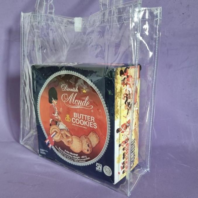 Tas Mika Transparan PVC Hantaran Goodiebag JUMBO Ukuran Besar