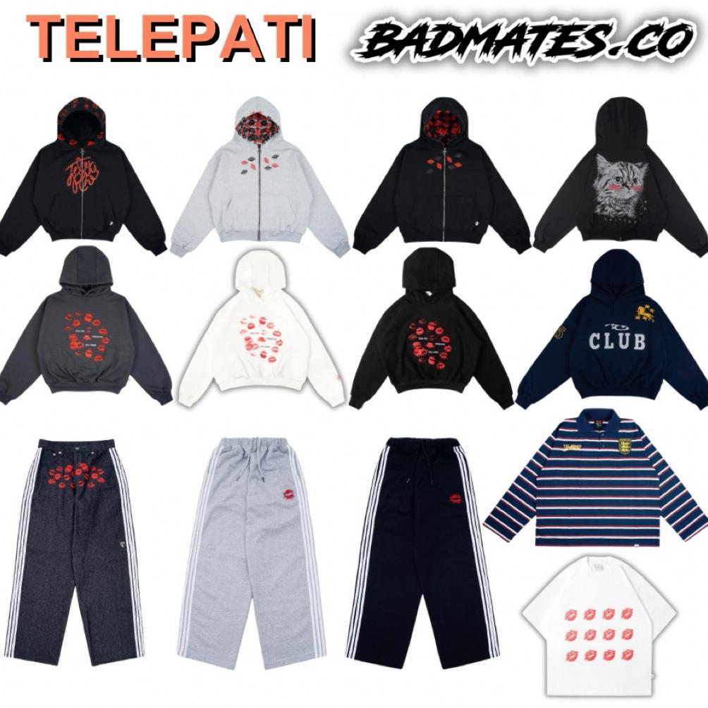 NEW Telepati Kiss Me - Telepati.che Hoodie, Sweatpants, Longsleeve Polo Strip, Baggy, Whtevr Kiss Te