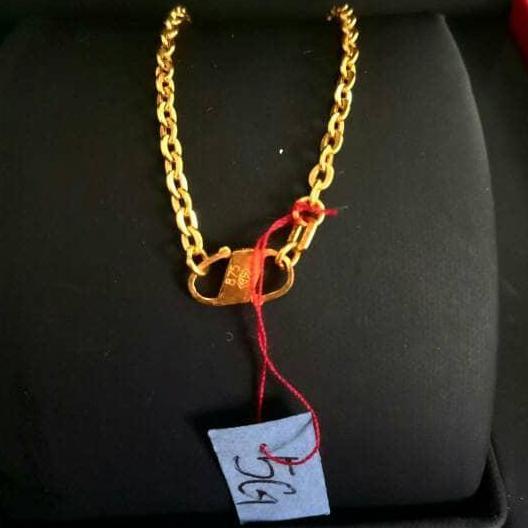 Kalung Emas asli model fancy Kadar 875 Emas kadar 23 karat
