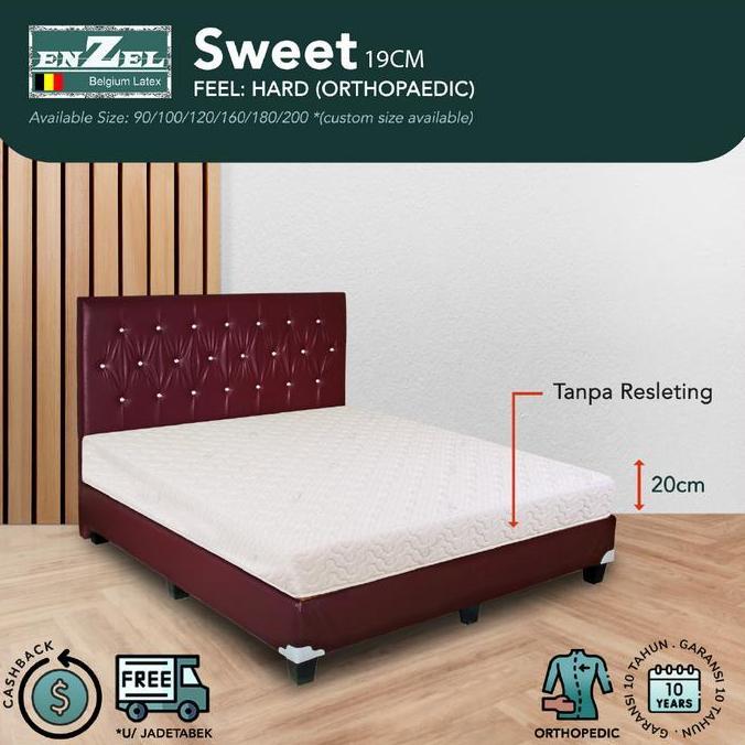 Kasur Latex Enzel Sweet (Full Set) Uk 180X200