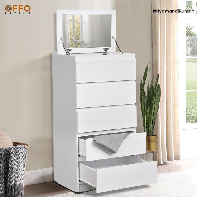 Offo Living - Drawers Dresser Lily - Meja Rias Drawer Lily - Meja Rias