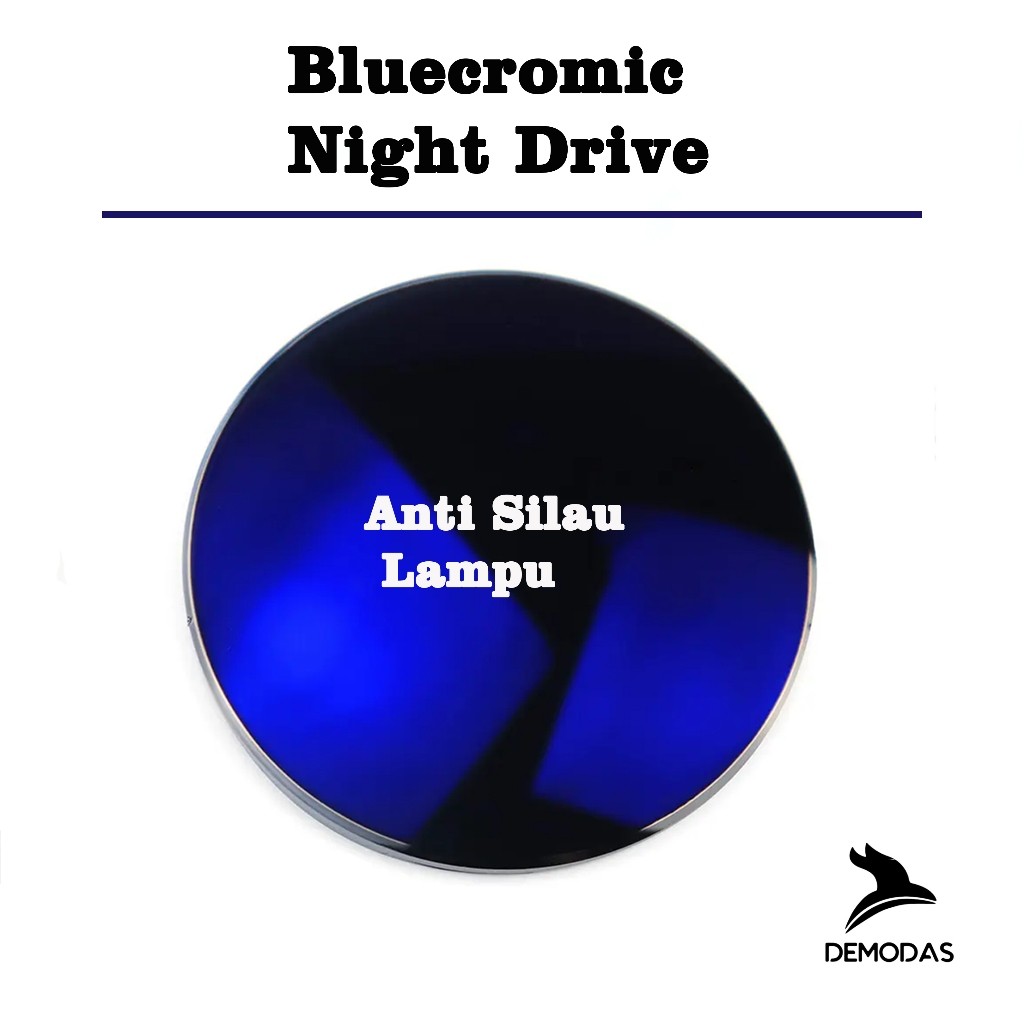 Lensa Bluecromic Night Drive ( Anti Silau , Photocromic , Blueray , Coating Blue)