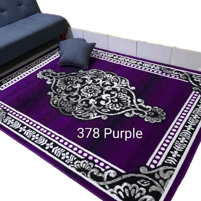 Baru Karpet Permadani Ungu Violet Purple Moderno Momento Shafira 160X210 Cm