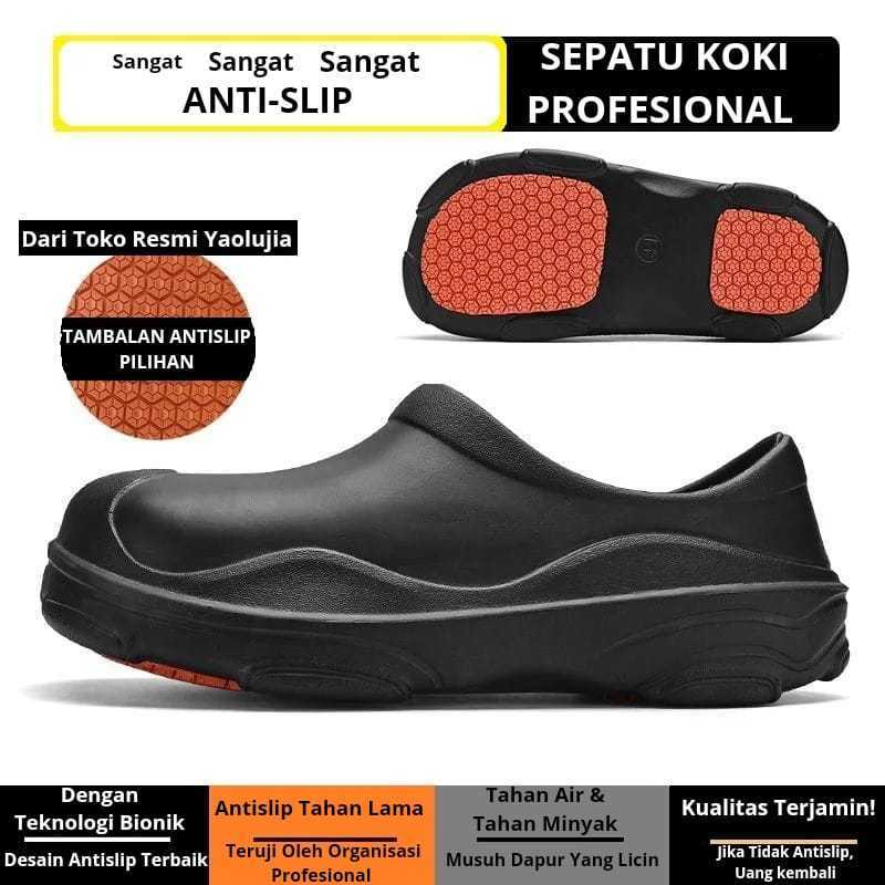 Sepatu Kitchen Anti Slip/Sepatu Tahan Air/Sepatu Tahan Minyak