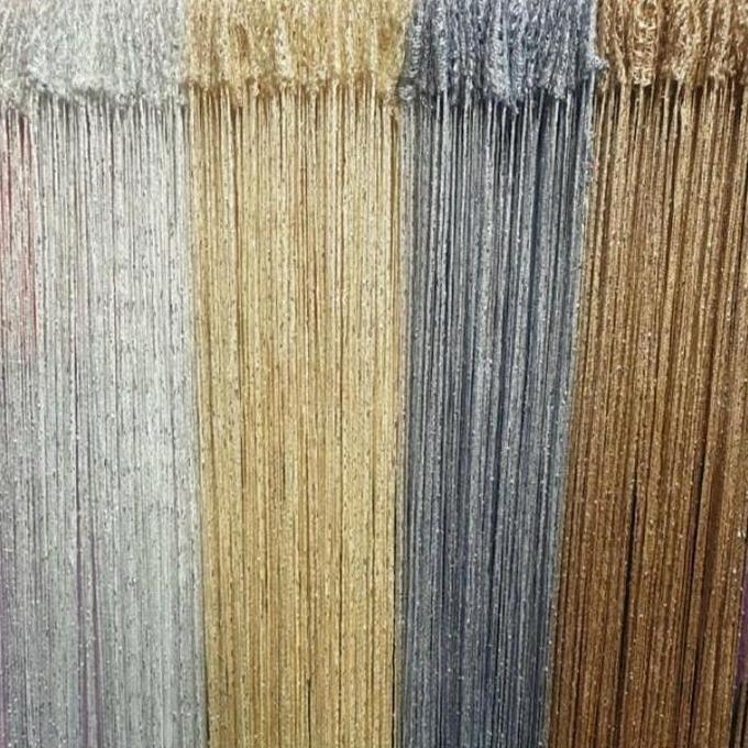 Miliki Tirai Gliter Dekorasi Ukuran 3X X 3M - Tirai Pintu Kamar & Import Benang Hiasan