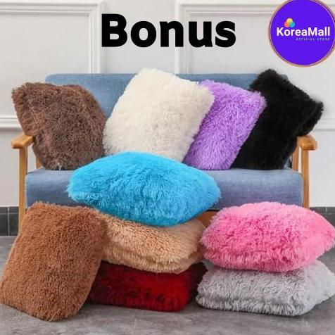 Karpet bulu KOREA IMPORT 200x150 + bantal rasfur kasur surpet TERMURAH