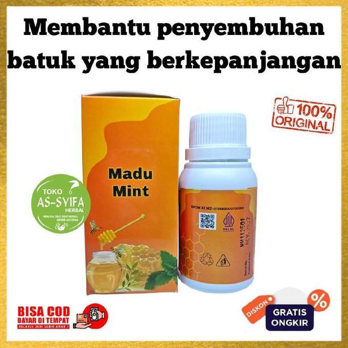 Clearx- Madu Batuk El Iman Madu Mint Batuk Untuk Kesehatan Paru- Paru Dan Radang Tenggorokan