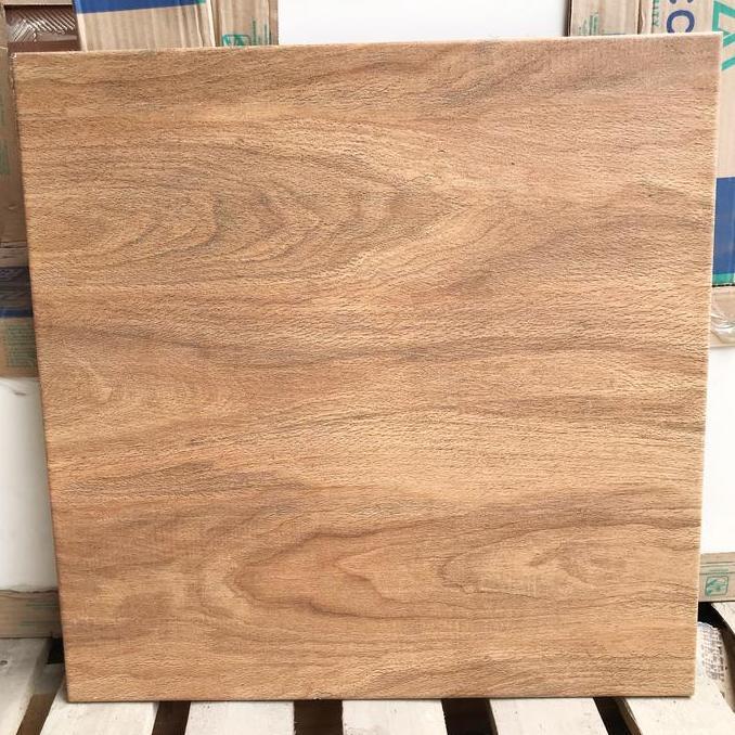 Keramik 50x50 urat kayu (kasar)/keramik teras/ keramik taman/ garasi LA
