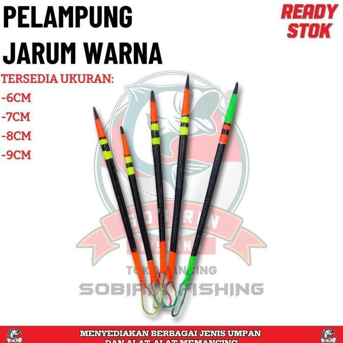Pelampung Jarum Warna - Pelampung Pancing Jarum Allshop