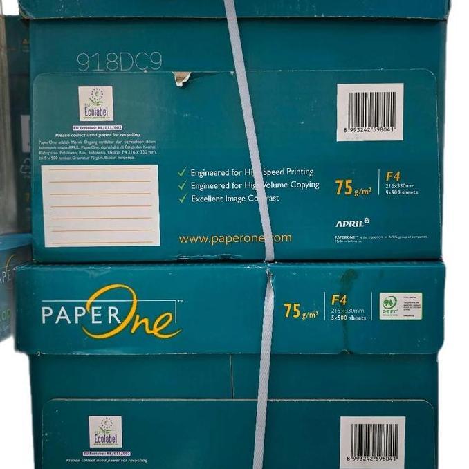 Purple- [Dus] Kertas Paper One F4 - 75 Gr