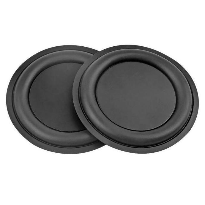 LOLY 2pcs Bass Radiator Pasif 75mm 92mm Pasif Speaker Getaran Aksesoris Membran Getaran Subwoofer