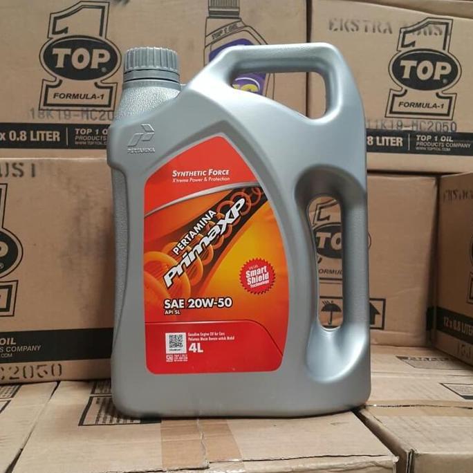 OLI MESIN MOBIL BENSIN PERTAMINA PRIMA XP 20W-50 4 LITER