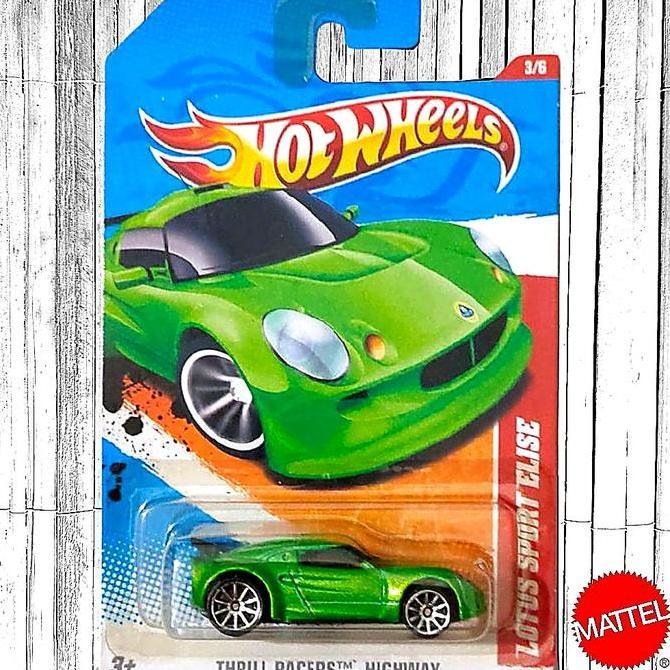 Hot Wheels Lotus Sport Elise Hijau Diecast Mobil Sport