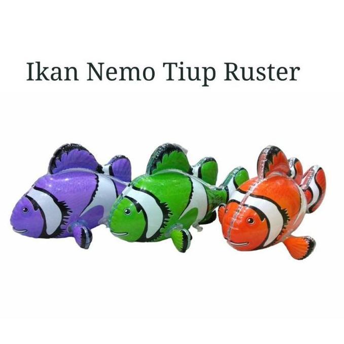 LOLY mainan tiup ikan memo balon pvc