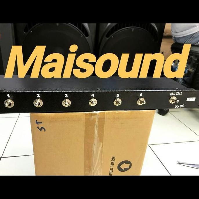 SPEAKER SELECTOR 6 CHANNEL