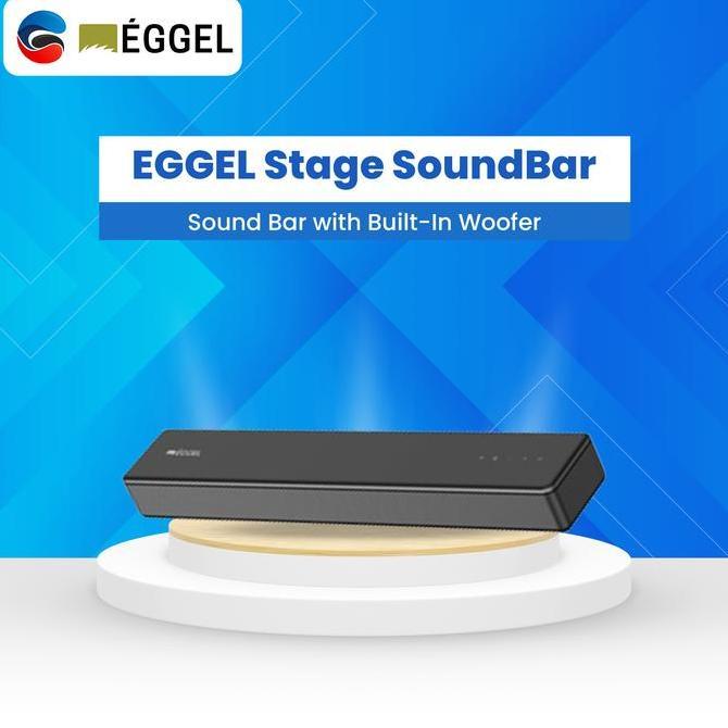 EGGEL Stage SoundBar / Sound Bar with Built-In Woofer