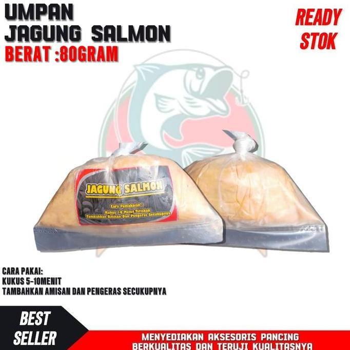 Umpan Jagung Salmon Sobirin Fishing - Umpan Ikan Mas Amis Super Mancing Allshop