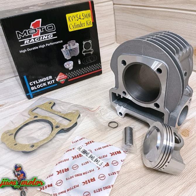 BLOK SEHER BEAT SCOOPY KARBU 54,5MM BORE UP 130CC MOTO 1 RACING