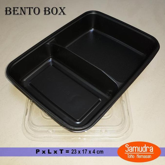 Bento Box sekat 2 / Tray Bento / Mika Bento / Lunch Box