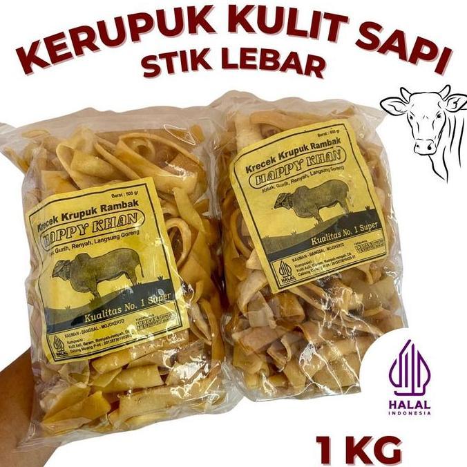 Promo Kerupuk Kulit / Kerupuk Kulit Sapi 1Kg Mentah Kerupuk Zaman Now
