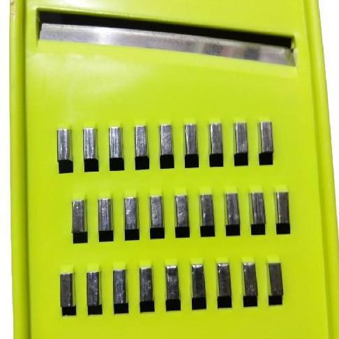 (1 pcs) Parutan Wortel Kentang Keripik Singkong Multifungsi model 2 in 1 bahan plastik