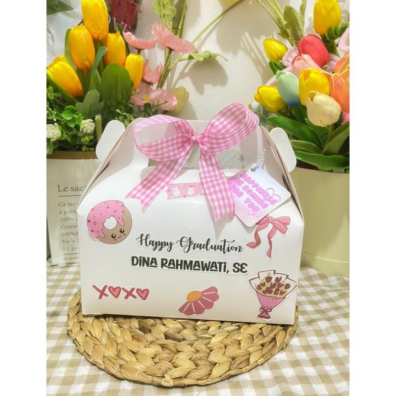 Gable box snack | Kado wisuda sidang sempro | Gift graduation birthday ulang tahun | kado unik lucu 