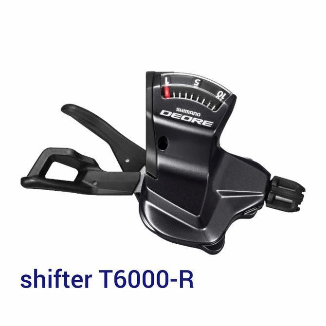 Shifter sepeda Shimano Deore SL-T6000-R 10 speed kanan saja
