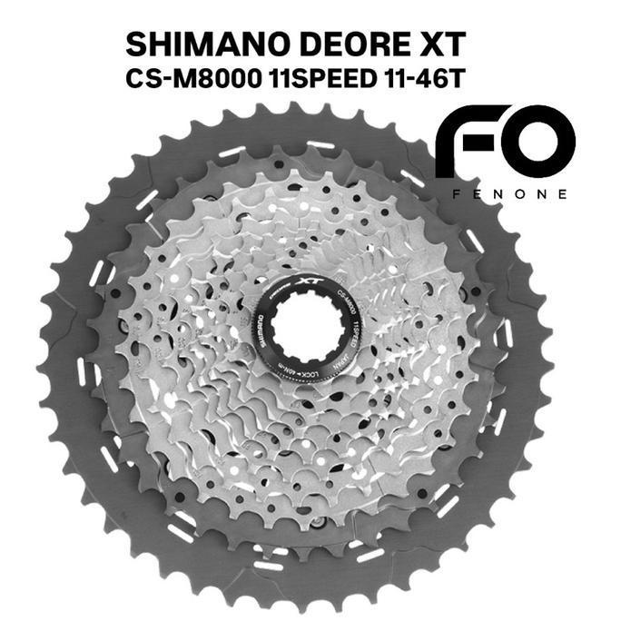 SPROCKET DEORE XT CS-M8000 11-46T 11SPEED / SPROCKET CS M8000 DEORE XT 11 SPEED
