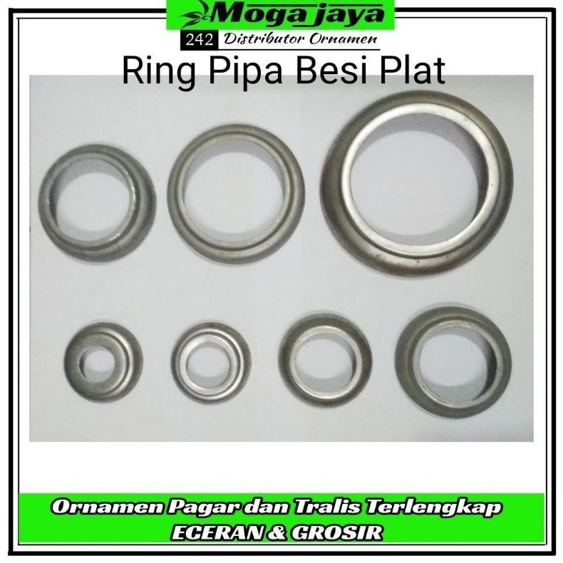 Bisa Cod Ring Pipa Ornamen Pagar Besi Tempa ><