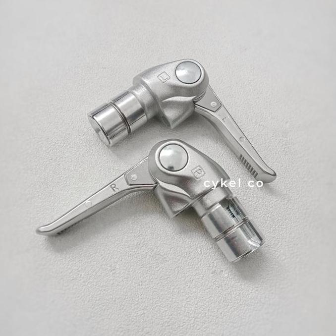 dia compe ene touring bar end control silver bar end shifter