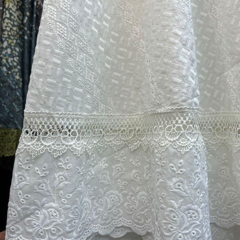 BestPromo (Mukena Dewasa Rubiah) Mukena Mewah Dewasa Premium Bordiran Cantik Putih Elegan