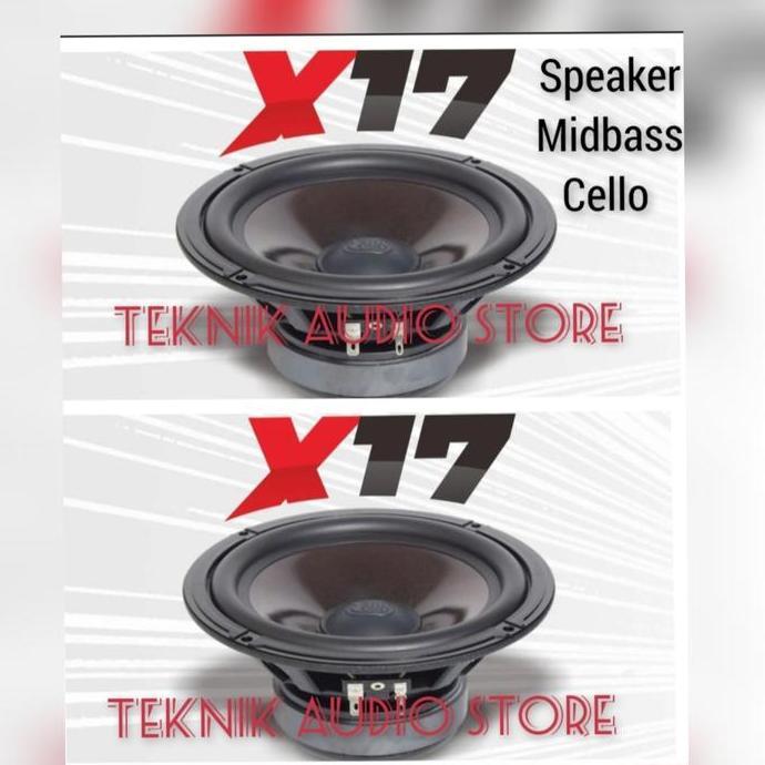 Speaker Midbass 6.5inch X17