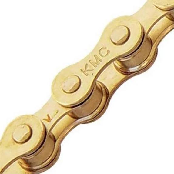 Rantai sepeda KMC S1 gold single speed fixie