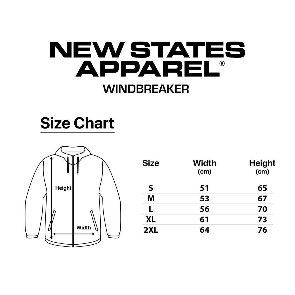 hot deals [9810 windbreaker] new states apparel windbreaker jaket parasut
