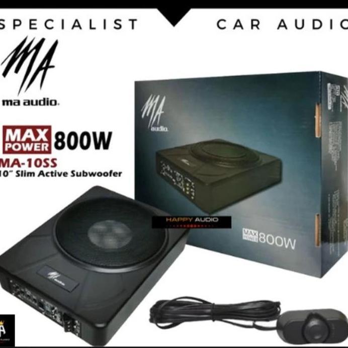 SUBWOFER AKTIF KOLONG JOK MOBIL 10"INCH MA AUDIO