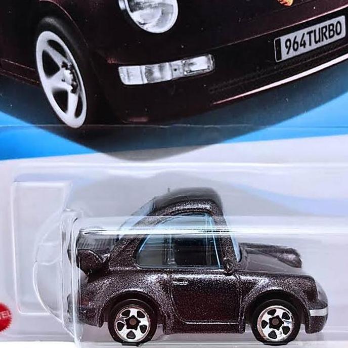 HOTWHEELS TOONED PORSCHE 911 TURBO 3.6 (964) HITAM UNGU - GT3 RWB