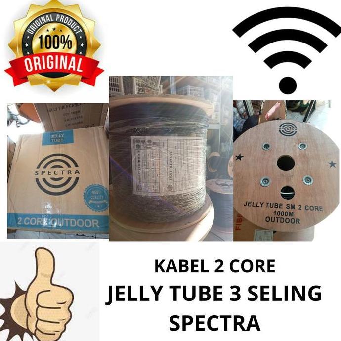 TERBARU - KABEL 2 CORE 3 SELING JELLY TUBE SPECTRA