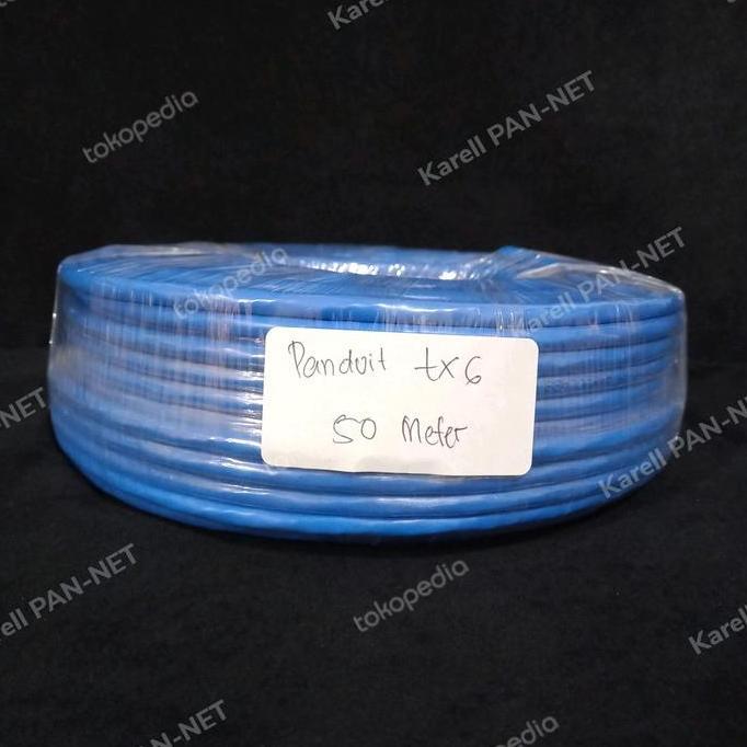 TERMURAH - kabel panduit cat.6 tx6 @50 meter / kabel lan panduit cat6