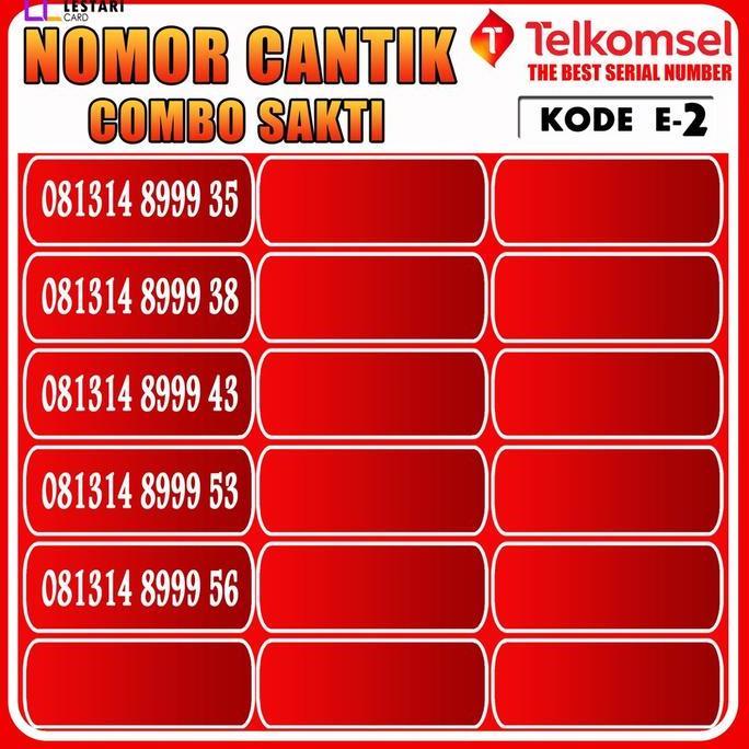Nomor Cantik Simpati Telkomsel Combo Sakti