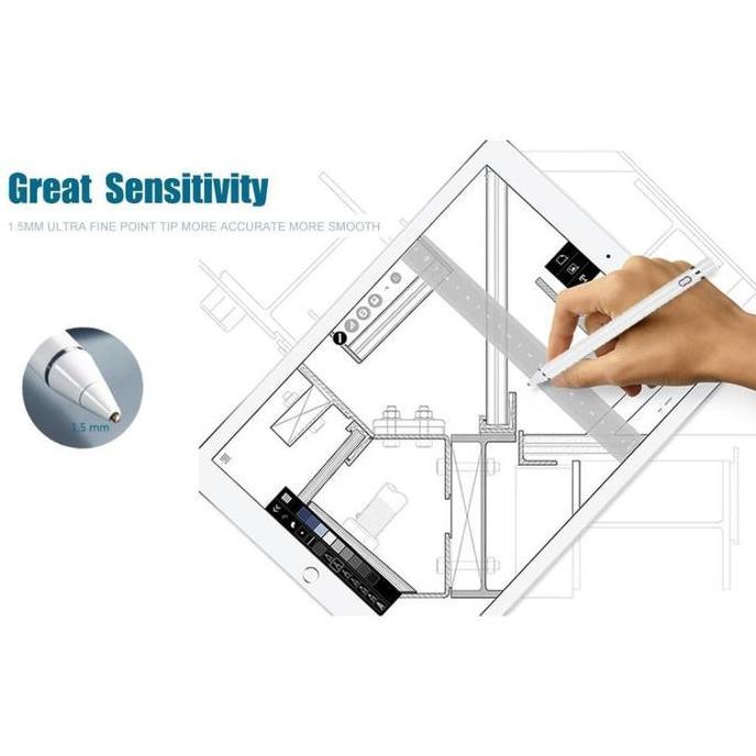 Stylus Pen Bluethooth Aktif untuk Tablet iPad Universal Android Pensil