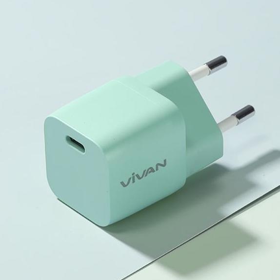TERMURAH - Vivan Power Nano 20 USB-C Adapter 20W Kepala Charger