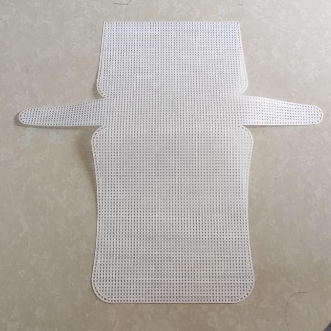 DV98 >> Kanvas Plastik / Plastic Canvas Clutch / Jaring Tas Rajut Tangan