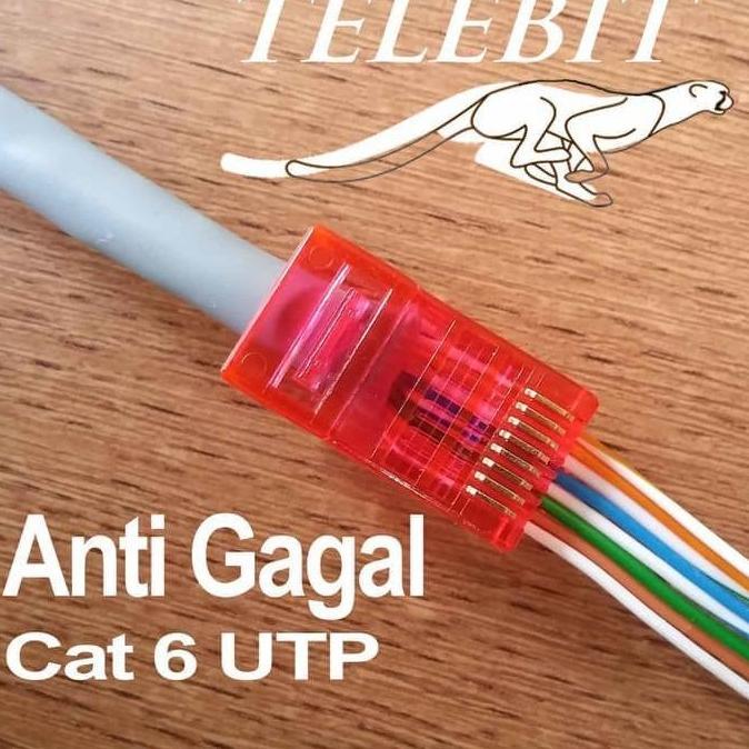 TERMURAH - RJ45 Pin Kabel Lan / UTP PIN / PIN UTP / RJ45 Klem konektor Kabel